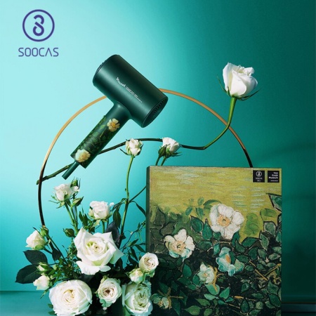 Фен для волос Soocas H5 VanGogh, зеленый